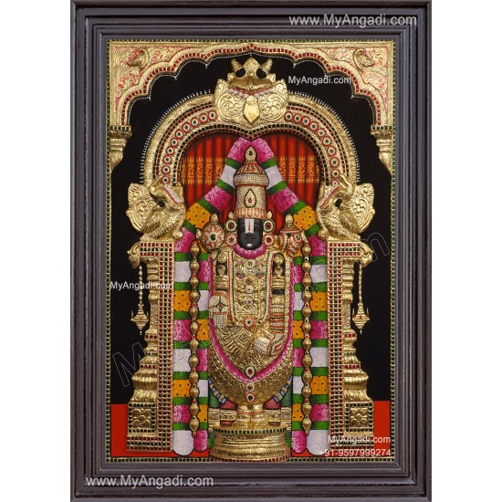 3D Balaji Tanjore Painting