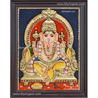 Ganesha Tanjore Painting