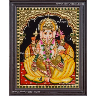 Ganesha Tanjore Painting