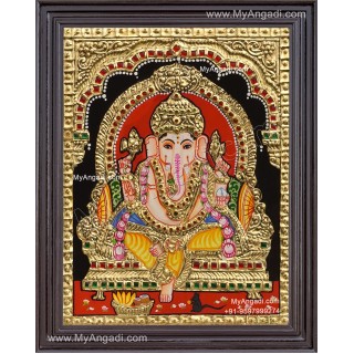 Ganesha Tajore Painting