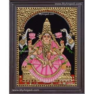 Gaja Lakshmi Tanjore Painting