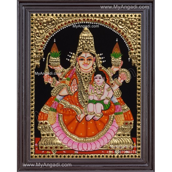 Santhana Lakshmi Tanjore Painting