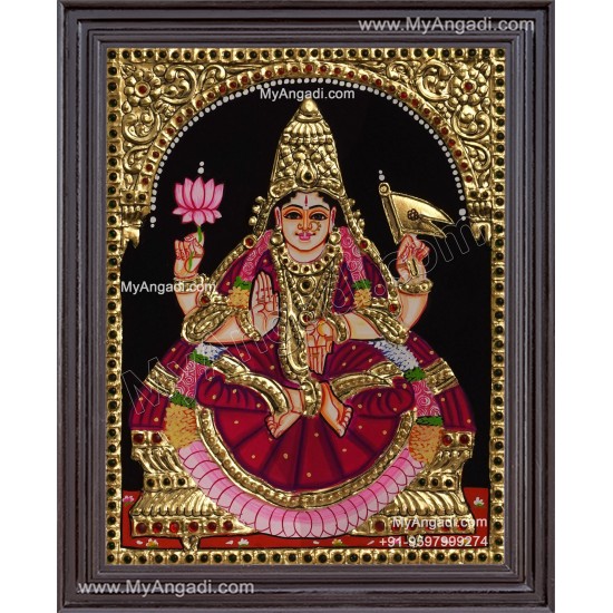 Adhi Lakshmi Tanjore Painting