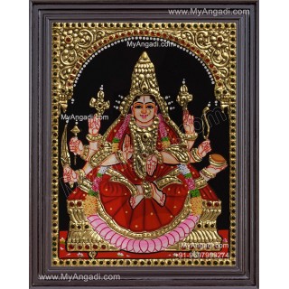 Veera Lakshmi Tanjore Painting