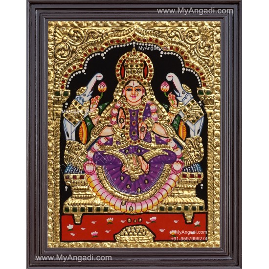 Gajalakshmi Tanjore Painting