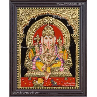 Ganesha Tajore Painting