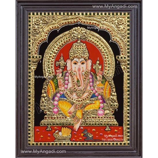 Ganesha Tajore Painting