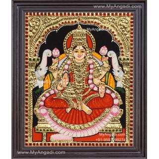 Gaja Lakshmi Tanjore Painting