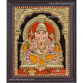 Ganesha Tanjore Painting