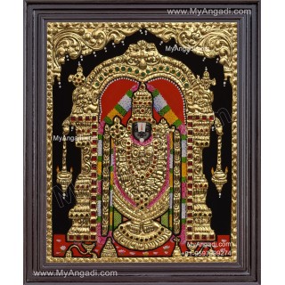 Venkateshwara  Swamy Tanjore Painting