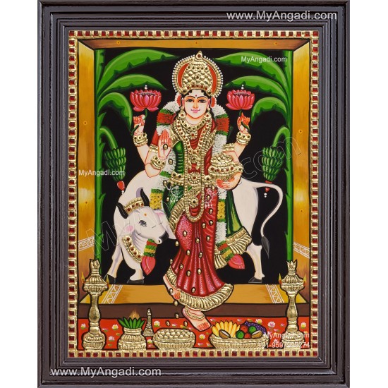 Graha Lakshmi Tanjore Painting
