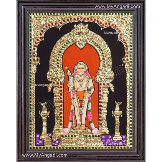 Aandi Murugan Tanjore Painting Aandi Murugan Tanjore Painting
