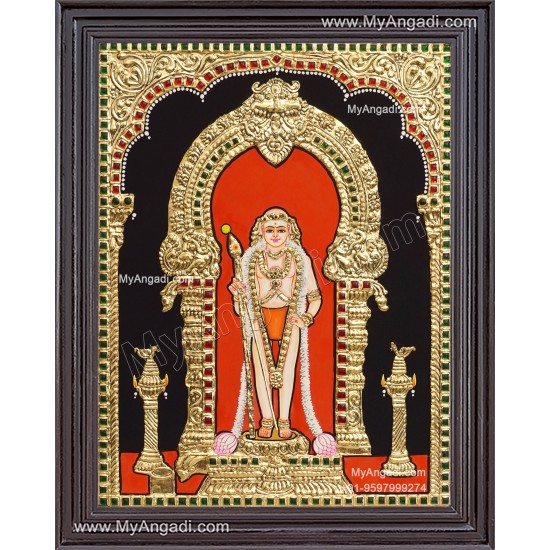Aandi Murugan Tanjore Painting Aandi Murugan Tanjore Painting