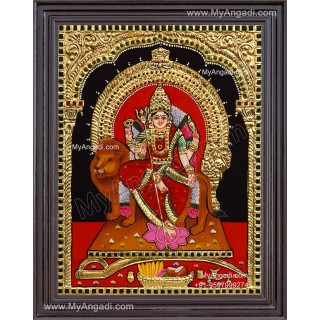 Chamundeeswari Tanjore Painting