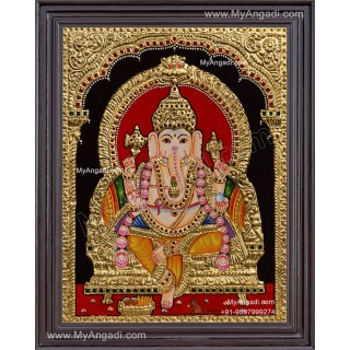 Ganesha  Tanjore Painting