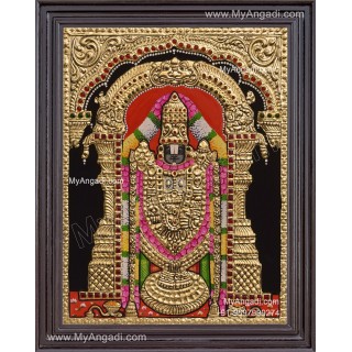 Venkateshwara  Swamy Tanjore Painting