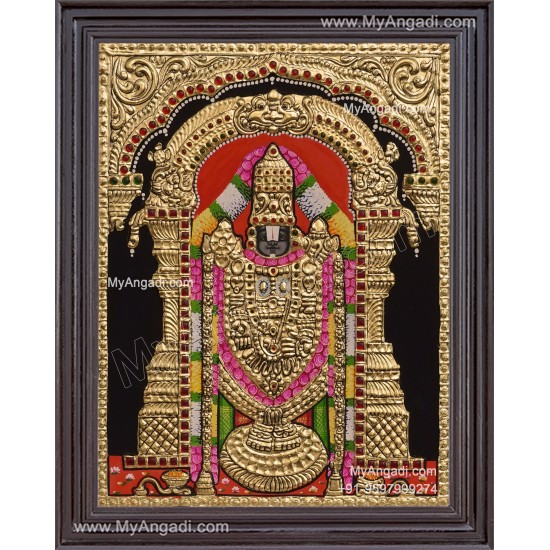 Venkateshwara  Swamy Tanjore Painting