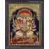 Panchamuga Hanuman Tanjore Painting