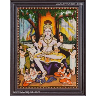 Dakshinamurthi Tanjore Painting