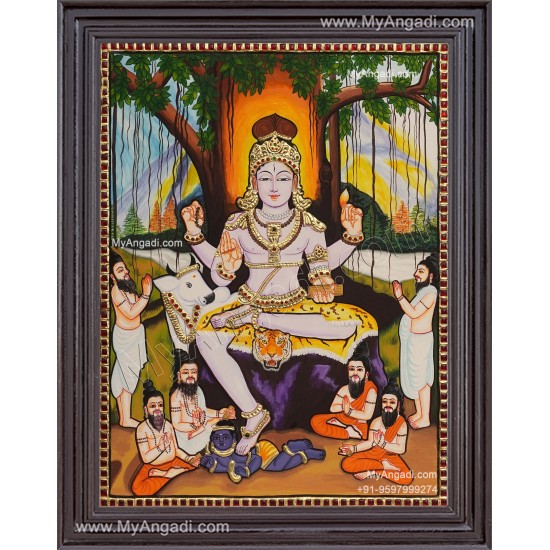 Dakshinamurthi Tanjore Painting