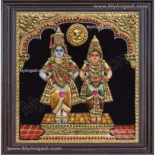 Pandurangan Rakhumai Tanjore Painting