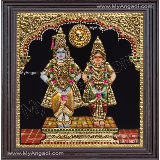 Pandurangan Rakhumai Tanjore Painting