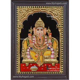 Ganesha Tanjore Painting