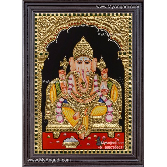 Ganesha Tanjore Painting