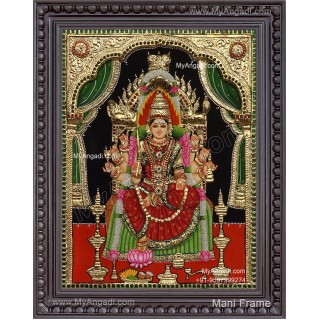 Samayapura Mariamman 3D Tanjore Painting