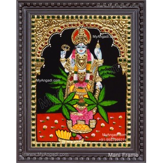 Sathya Narayana Swami Tanjore Painting