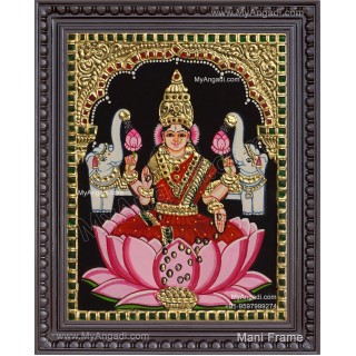 Gaja Lakshmi Tanjore Painting