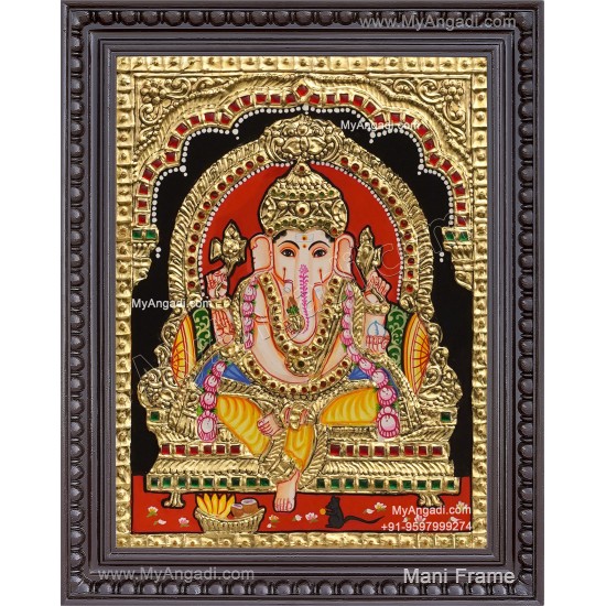 Ganesha Tajore Painting