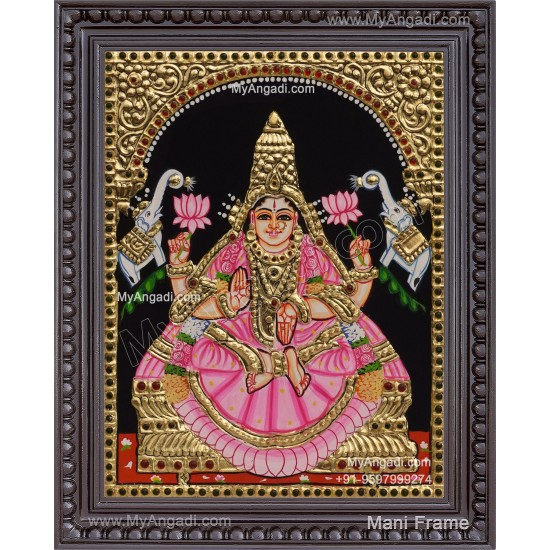 Gaja Lakshmi Tanjore Painting