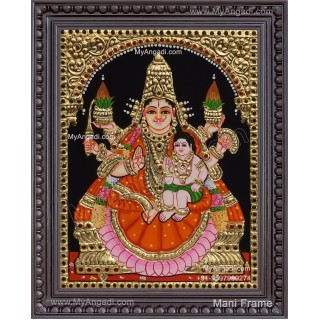 Santhana Lakshmi Tanjore Painting