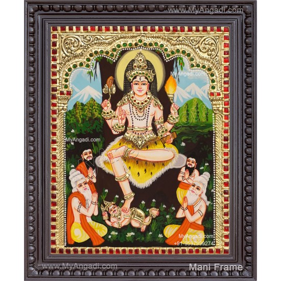 Dakshinamoorthi Tanjore Painting Dakshinamoorthi Tanjore Painting