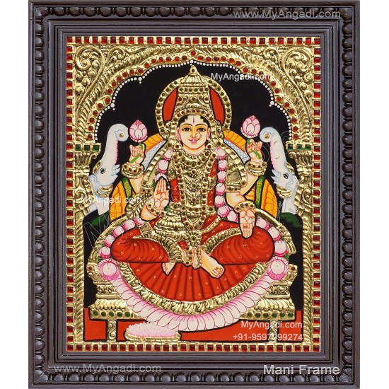 Gaja Lakshmi Tanjore Painting
