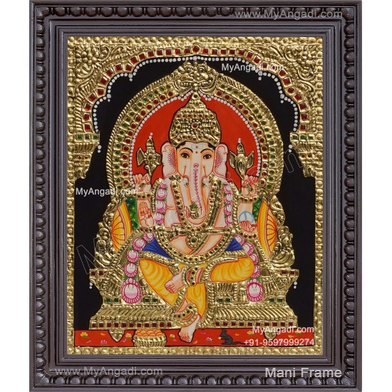 Ganesha Tanjore Painting Ganesha Tanjore Painting