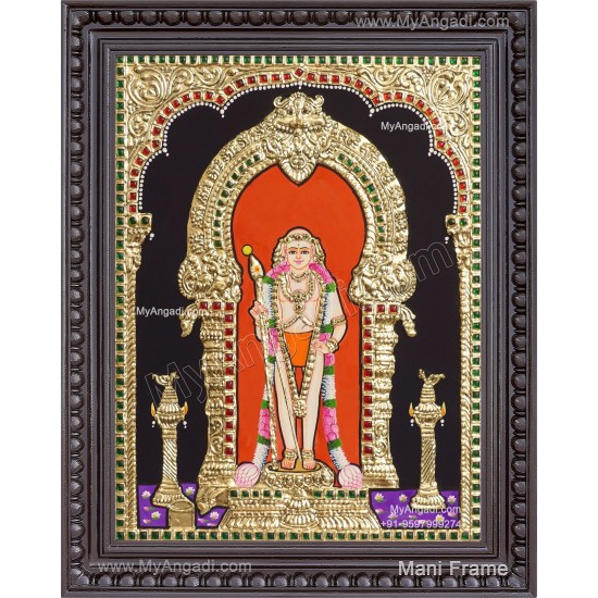 Aandi Murugan Tanjore Painting Aandi Murugan Tanjore Painting