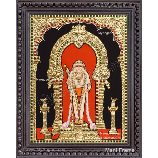 Aandi Murugan Tanjore Painting Aandi Murugan Tanjore Painting