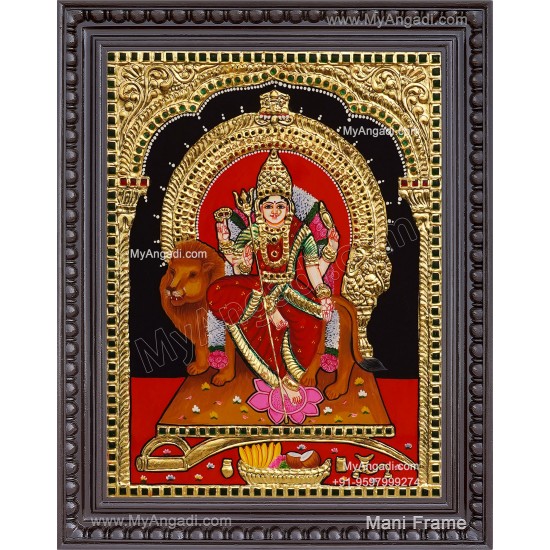 Chamundeeswari Tanjore Painting