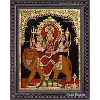 Durga Devi Tanjore Painting