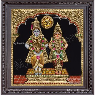 Pandurangan Rakhumai Tanjore Painting