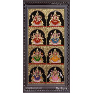 Ashta Lakshmi Tanjore Painting