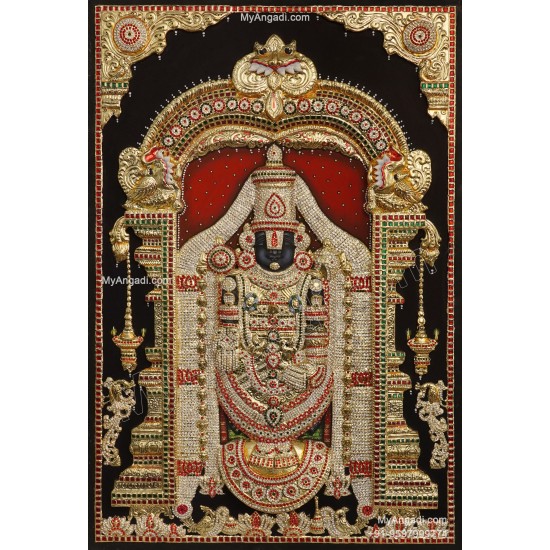 3D Balaji Tanjore Painting