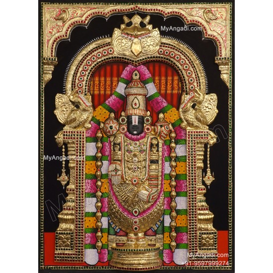 3D Balaji Tanjore Painting