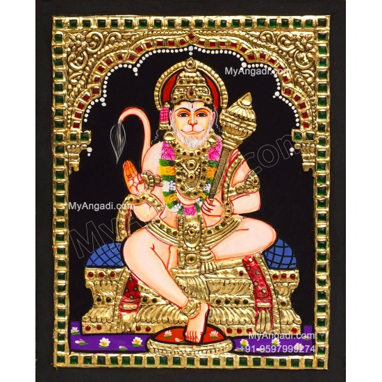 Hanuman Tanjore Painting