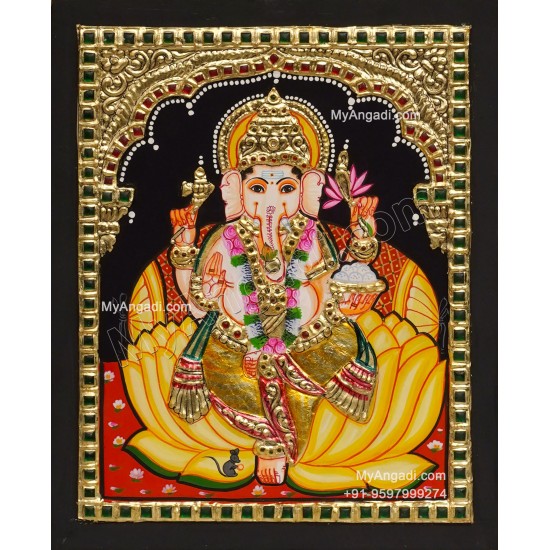 Ganesha Tanjore Painting