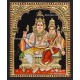 Shiva Parvathi Tanjore Painting