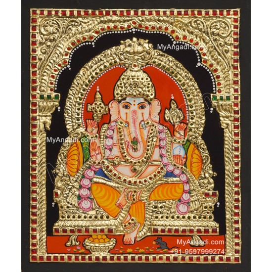 Ganesha Tanjore Painting