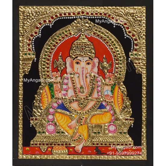 Ganesha Tanjore Painting Ganesha Tanjore Painting